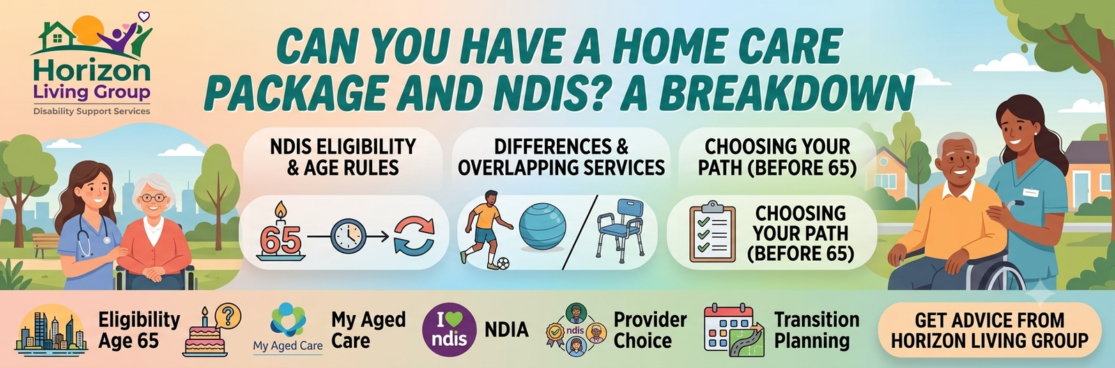 Can you have a Home Care Package and NDIS? Eligibility and support options