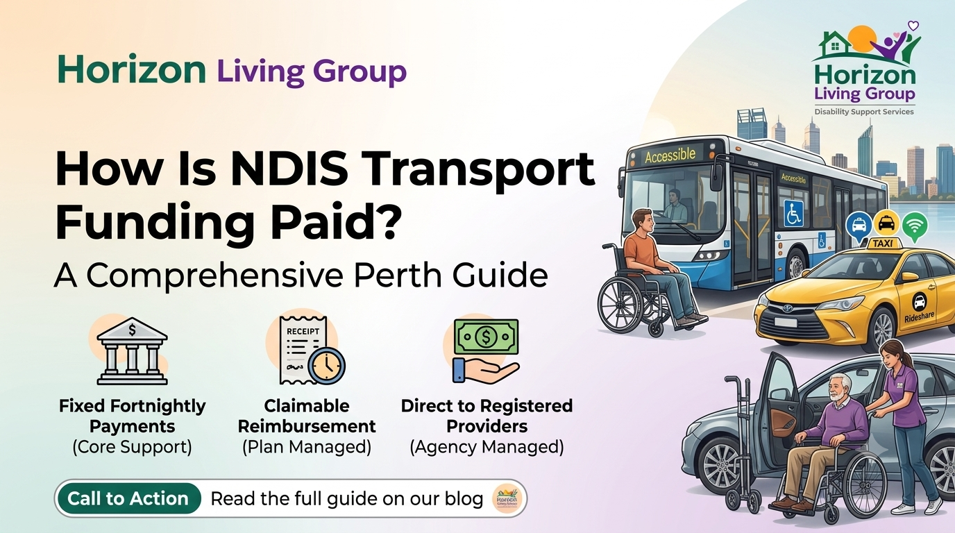 How is NDIS transport funding paid? Perth guide